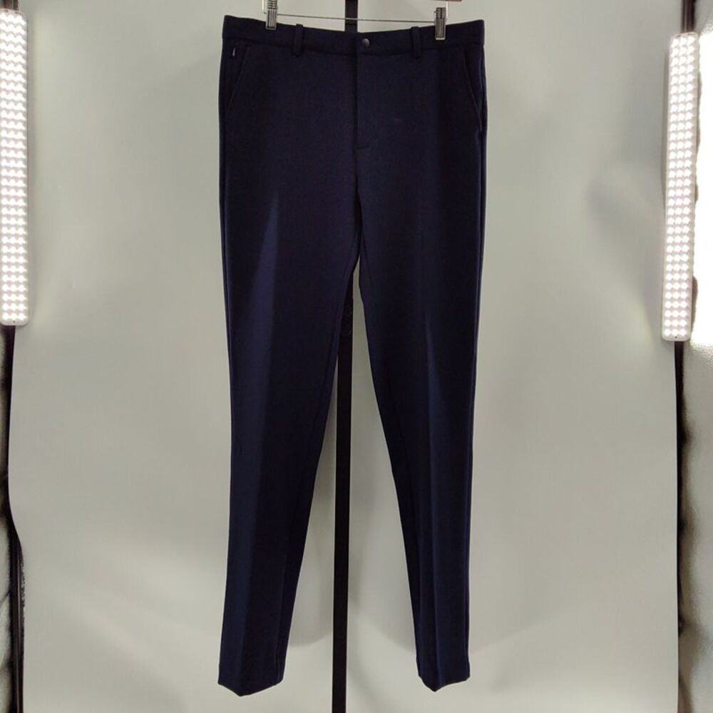Quince Men Ultra-Stretch 24/7 Smart Chinos Athletic Navy Pants 32X34